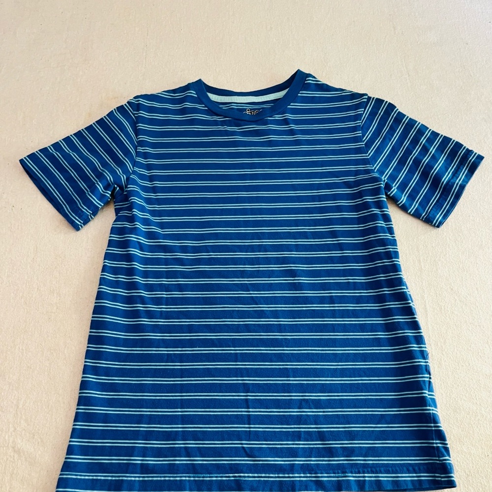 Circo Blue and White Striped Kids Tee